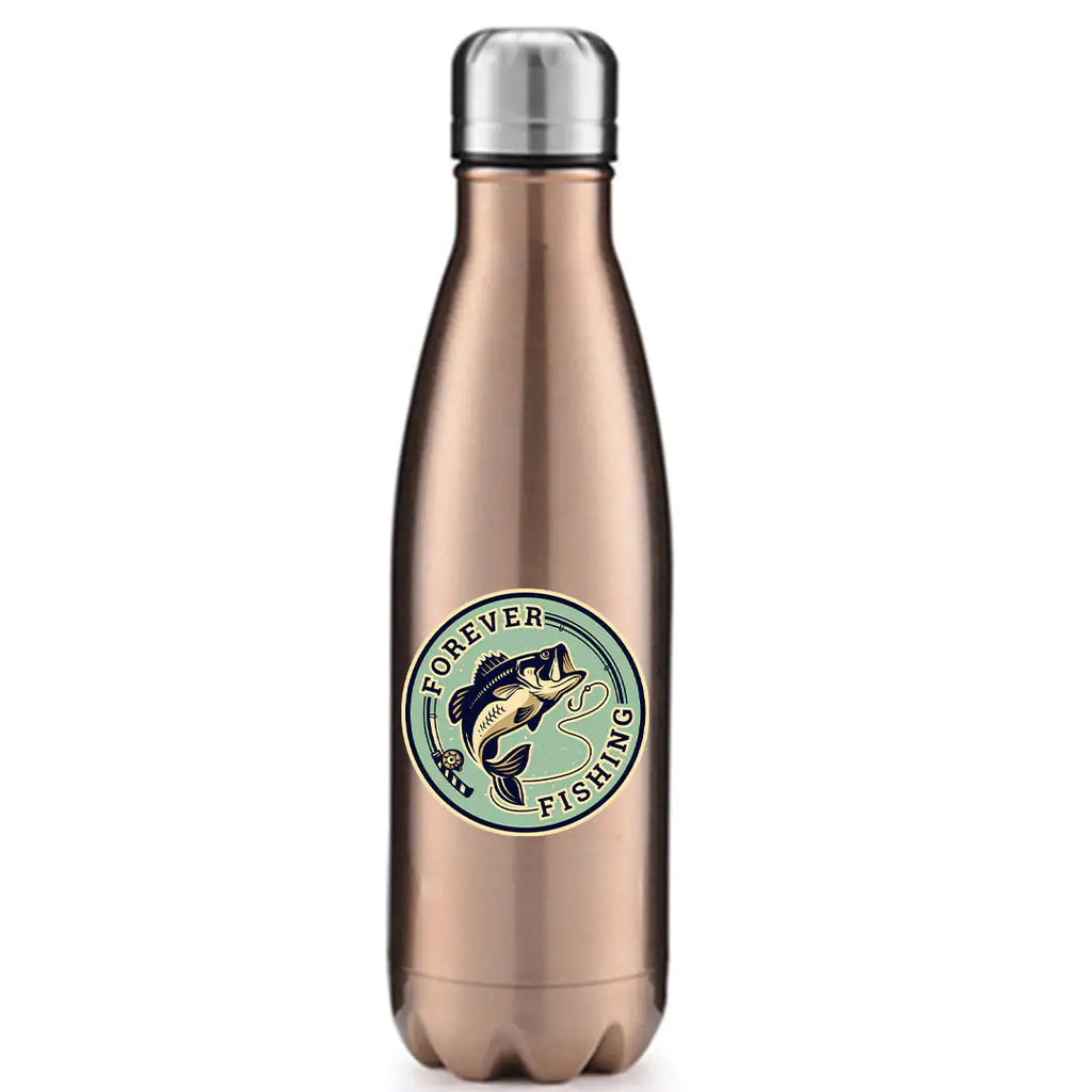 Forever Fishing' Stainless Steel Water Bottle